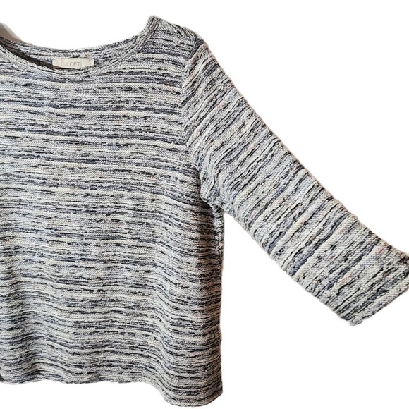 Ann Taylor
Loft
Tweed Blouse
Black And White
Classic
Workwear Women's Large - Picture 4 of 7